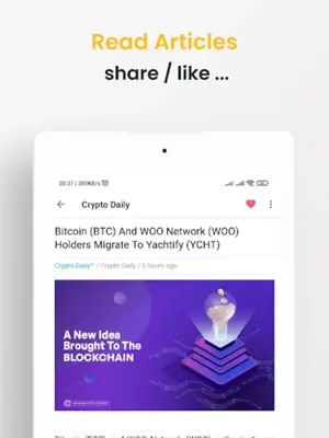 Crypto News android App screenshot 2